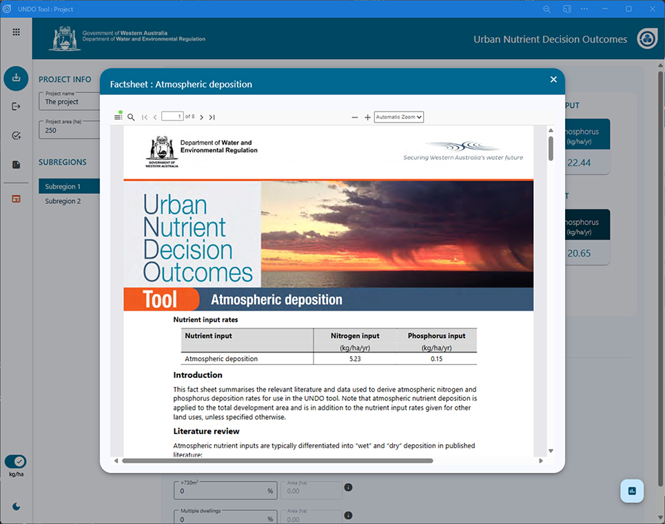 Factsheets UI